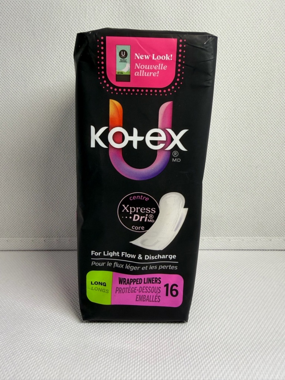 Long Wrapped Liners - Black/Pink Packaging, 16 Count